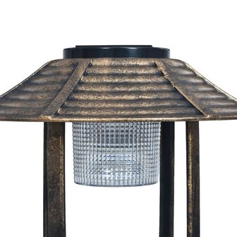 Vogelbadje met solar LED-verlichting kunststof 5