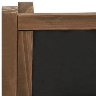 Plantenstandaard 3-laags met bord 40x30x90 cm massief vurenhout 5