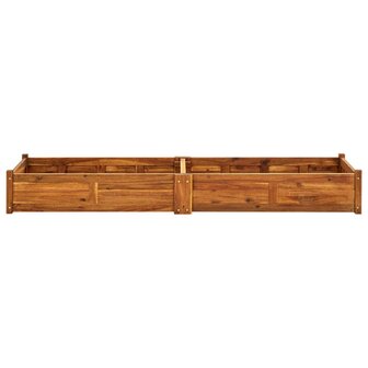 Plantenbak verhoogd 200x50x25 cm acaciahout 2