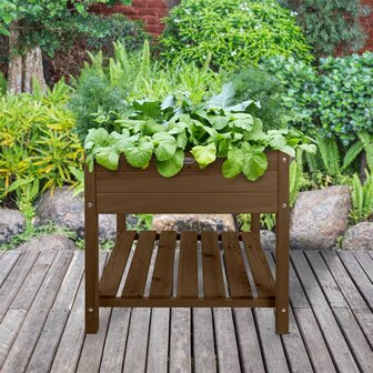 Esschert Design Plantenbak verhoogd XL bruin 2