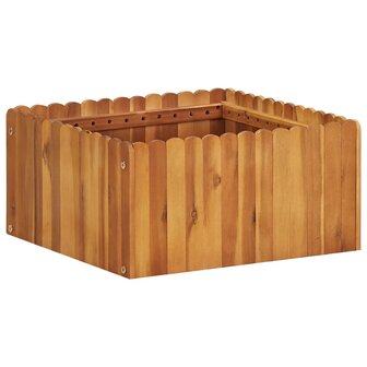 Plantenbak verhoogd 50x50x25 cm massief acaciahout 1