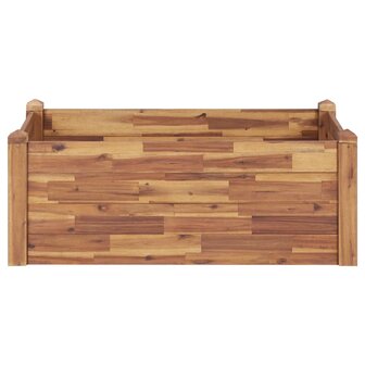 Plantenbak verhoogd 110x60x44 cm massief acaciahout 3