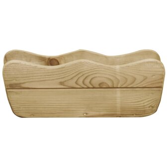 Plantenbak verhoogd 50x18x18 cm ge&iuml;mpregneerd grenenhout 2