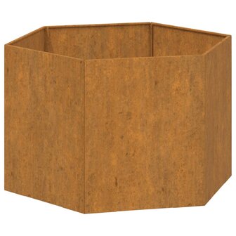 Plantenbak roestig 60x60x45 cm cortenstaal 2