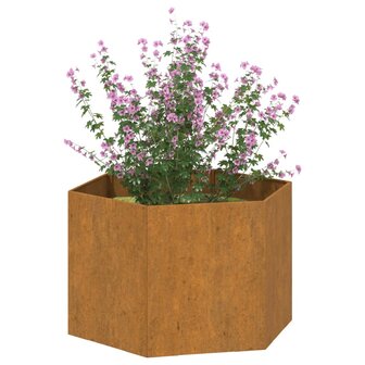 Plantenbak roestig 60x60x45 cm cortenstaal 3