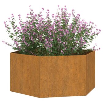 Plantenbak roestig 90x90x45 cm cortenstaal 3