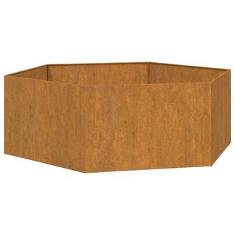 Plantenbak roestig 138x120x45 cm cortenstaal 2