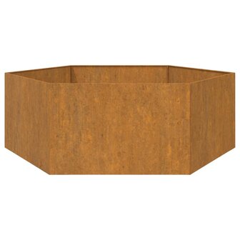 Plantenbak roestig 138x120x45 cm cortenstaal 5