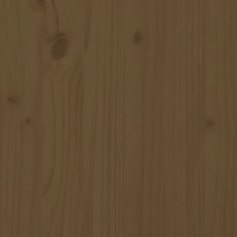 Plantenbak 110x110x27 cm massief grenenhout honingbruin 6