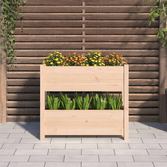 Plantenbak 77x25x66 cm massief grenenhout 3