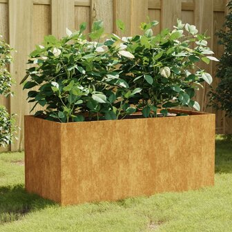 Plantenbak 80x40x40 cm cortenstaal 1