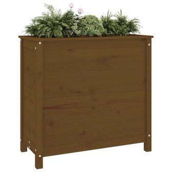 Plantenbak 82,5x40x78 cm massief grenenhout honingbruin 3