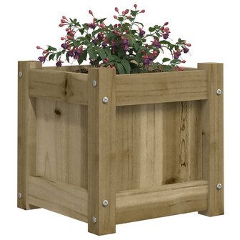 Plantenbakken 2 st cm ge&iuml;mpregneerd hout 4