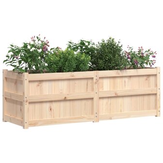 Plantenbak 150x50x50 cm massief grenenhout 4