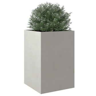 Plantenbak 52x48x75 cm roestvrij staal zilverkleurig 4