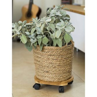 Nature Plantentrolley rond &Oslash;30 cm bruin BPC 3