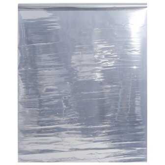 Zonnefolie statisch reflecterend 60x500 cm PVC zilverkleurig 1