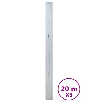 Zonnefolies 5 st statisch reflecterend PVC zilverkleurig 2