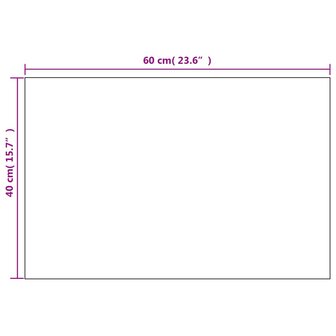 Wandspiegels 2 st rechthoekig 60x40 cm glas 6