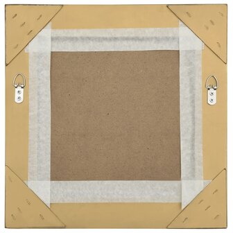 Wandspiegel barok stijl 40x40 cm goudkleurig 4