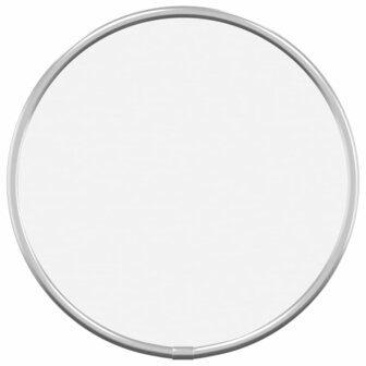 Wandspiegel rond &Oslash;20 cm zilverkleurig 2