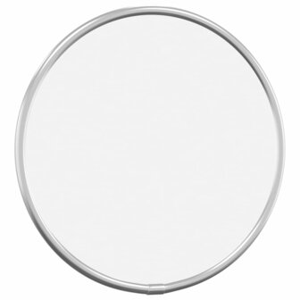 Wandspiegel rond &Oslash;20 cm zilverkleurig 3