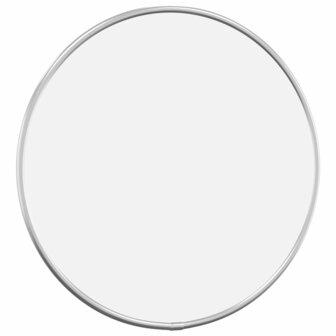 Wandspiegel rond &Oslash;30 cm zilverkleurig 3