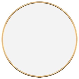 Wandspiegel rond &Oslash;30 cm goudkleurig 2