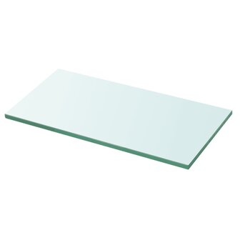 Wandschap transparant 30x12 cm glas 1