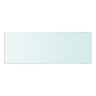 Wandschap transparant 40x12 cm glas 2