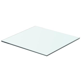 Wandschap transparant 40x30 cm glas 1