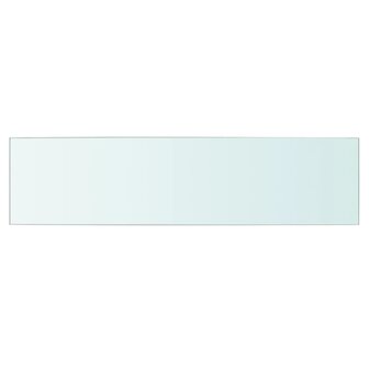 Schappen 2 st 60x15 cm glas transparant 3