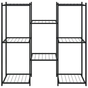 Bloemenstandaard 83x25x80 cm ijzer zwart 3