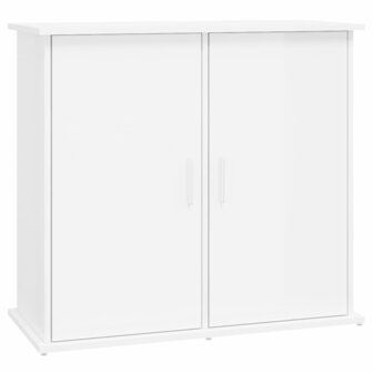 Aquariumstandaard 81x36x73 cm bewerkt hout hoogglans wit 2