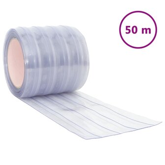 Deurgordijn 200x1,6 mm 50 m PVC transparant 2