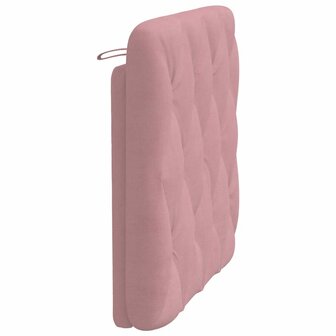 Hoofdbordkussen 80 cm fluweel roze 6