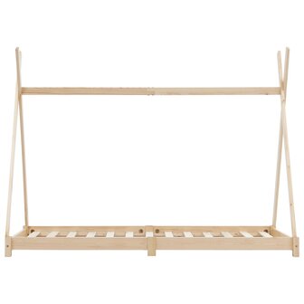 Kinderbedframe massief grenenhout 80x160 cm 3