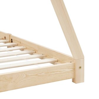 Kinderbedframe massief grenenhout 80x160 cm 6