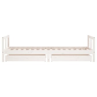 Kinderbedframe met lades 80x200 cm massief grenenhout 6