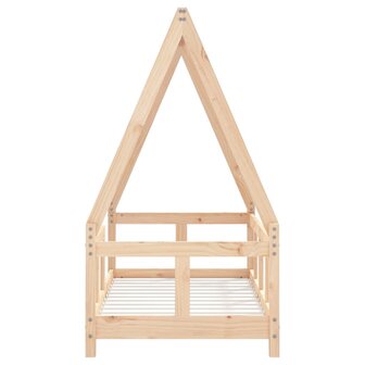 Kinderbedframe 70x140 cm massief grenenhout 4