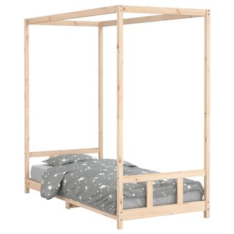 Kinderbedframe 90x200 cm massief grenenhout 2