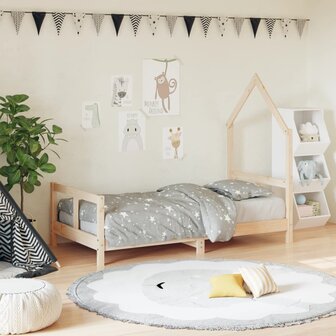 Kinderbedframe 80x160 cm massief grenenhout 1