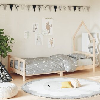 Kinderbedframe 90x190 cm massief grenenhout 1