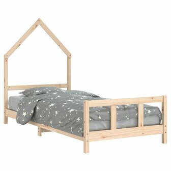 Kinderbedframe 90x190 cm massief grenenhout 2