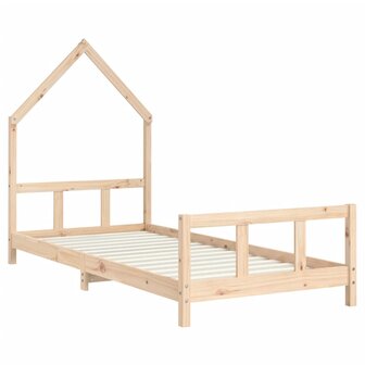 Kinderbedframe 90x200 cm massief grenenhout 3