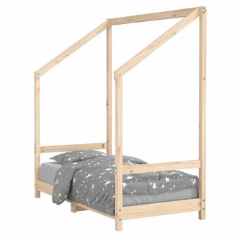 Kinderbedframe 70x140 cm massief grenenhout 2