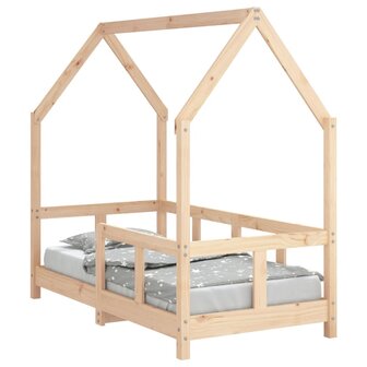 Kinderbedframe 70x140 cm massief grenenhout 2