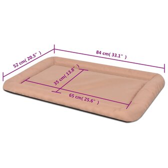 Hondenmatras maat XL beige 5