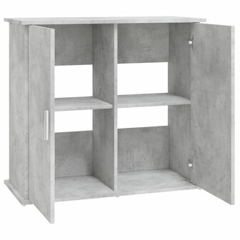 Aquariumstandaard 81x36x73 cm bewerkt hout betongrijs 6