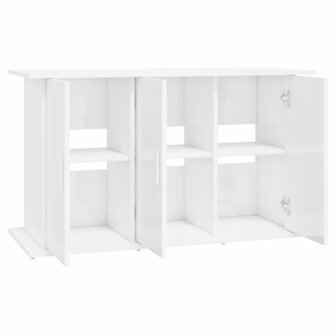 Aquariumstandaard 101x41x58 cm bewerkt hout hoogglans wit 6